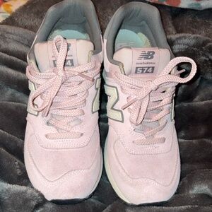 Women's New Balance 574 V2 Spring Sneaker, Rose Sugar/Sea Salt, 7.5 women's